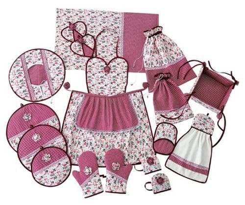 تصویر 4 از سرویس پارچه آشپزخانه در طرح ها و رنگ های مختلف